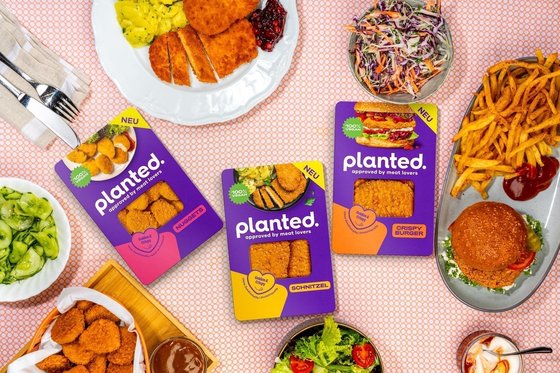 „All You Need is Crunch!” – Planted startet mit neuer Crispy Range durch